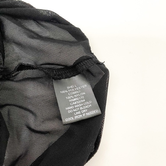 Urban Outfitters Double in Brass Chiffon Strappy Bodysuit Size Large - Picture 10 of 10